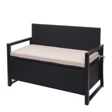 Poly-Rattan Banc 2 places MCW-F39