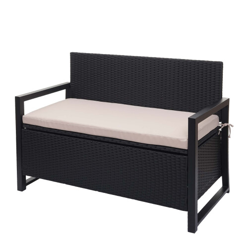 Poly-Rattan Banc 2 places MCW-F39