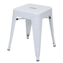 Hocker MCW-A73, Metallhocker Sitzhocker, Metall Industriedesign stapelbar
