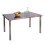 Poly-Rattan Tisch MCW-G19, Gartentisch Balkontisch, 120x75cm 2
