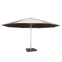 (avorio beige con base) Ombrellone grande parasole mercato spiaggia Merano II ø 500cm