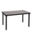 Poly-Rattan Tisch MCW-G19, Gartentisch Balkontisch, 120x75cm 1