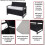 Poly-Rattan Banc 2 places MCW-F39 2