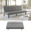 3er-Sofa MCW-G11, Couch Schlafsofa Gästebett Bettsofa Klappsofa, Schlaffunktion 195cm 2