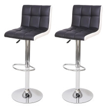 2er-Set Barhocker MCW-G87, Tresenhocker Barstuhl, höhenverstellbar