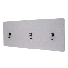 Divisorio schermo privacy da tavolo bacheca acustico MCW-G75 tessuto