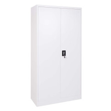 Aktenschrank MCW-H17, Stahlschrank Büroschrank Schrank, 2 Türen abschließbar Metall