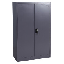 Aktenschrank MCW-H17, Stahlschrank Büroschrank Schrank, 2 Türen abschließbar Metall