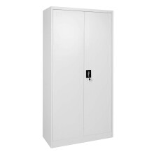 Aktenschrank MCW-H17, Stahlschrank Büroschrank Schrank, 2 Türen abschließbar Metall