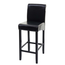 Barhocker MCW-C33, Barstuhl Tresenhocker, Holz MVG-zertifiziert
