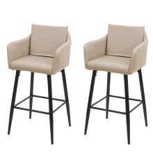 Tabouret de bar MCW-H93 (lot de 2)