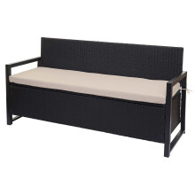 Poly-Rattan Banc 3 places MCW-F39