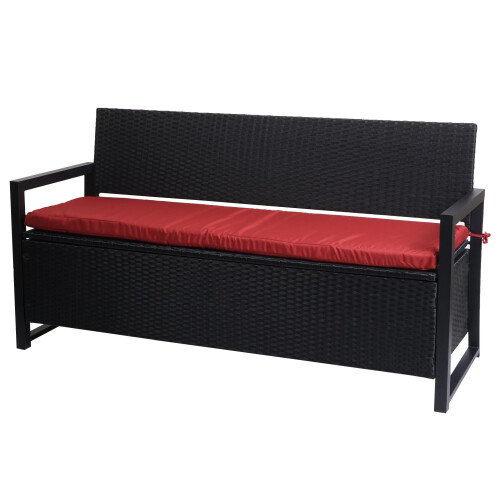 Poly-Rattan Banc 3 places MCW-F39