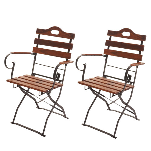Chaise de brasserie MCW-J40 (lot de 2)