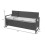 Poly-Rattan Banc 3 places MCW-F39 3