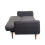 Schlafsofa MCW-J18, Couch Klappsofa Gästebett Bettsofa, Schlaffunktion Stoff/Textil 185cm 5