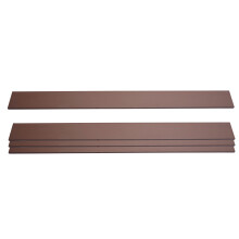 4er Set Latten für WPC-Sichtschutz Savoie, Bretter Windschutz, ca. 1qm
