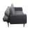 Schlafsofa MCW-J18, Couch Klappsofa Gästebett Bettsofa, Schlaffunktion Stoff/Textil 185cm 3