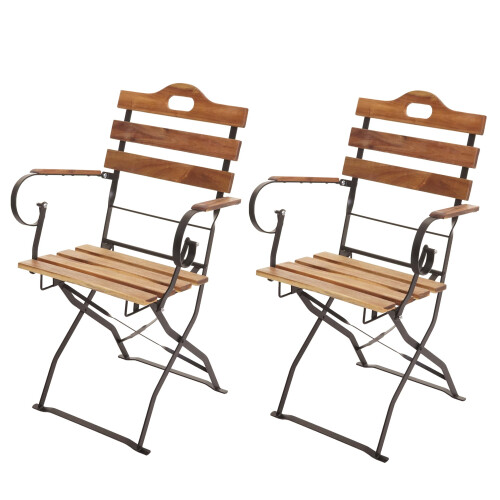 Chaise de brasserie MCW-J40 (lot de 2)