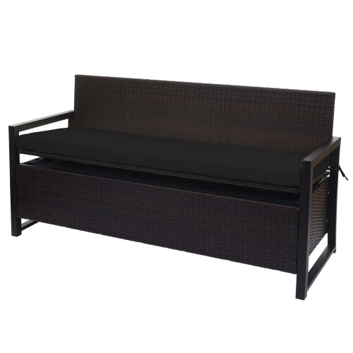Poly-Rattan Banc 3 places MCW-F39 1