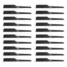 20Pcs 32T Reciprocating Air Saw Blades Pneumatic Tool for Wood Fiberglass Plastic Metal Saw Blade Wood Saw Blade