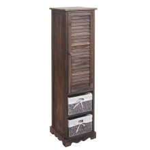 Badezimmerkommode MCW-H20, Badezimmer Schrank Badschrank Badregal, 120x27x29cm Massiv-Holz