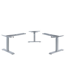 3in1 Gestell MCW-D40, variables Tischgestell, elektrisch höhenverstellbar Memory 47kg