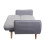 Schlafsofa MCW-J18, Couch Klappsofa Gästebett Bettsofa, Schlaffunktion Stoff/Textil 185cm 5
