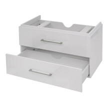 Premium Waschbeckenunterschrank MCW-D16, Waschtischunterschrank Waschtisch Badmöbel, hochglanz 90cm