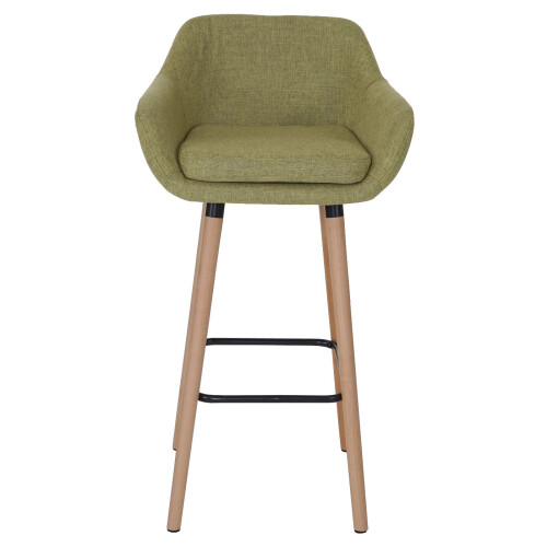 2er-Set Barhocker Vaasa T381, Barstuhl Tresenhocker 2