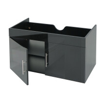 Waschbeckenunterschrank MCW-D16, Waschtischunterschrank Waschtisch Unterschrank Badmöbel, MVG hochglanz 90cm