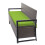 Poly-Rattan Banc 3 places MCW-F39 8