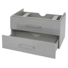 Premium Waschbeckenunterschrank MCW-D16, Waschtischunterschrank Waschtisch Badmöbel, hochglanz 90cm