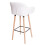 2er-Set Barhocker Vaasa T381, Barstuhl Tresenhocker 6