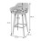 2er-Set Barhocker Vaasa T381, Barstuhl Tresenhocker 3