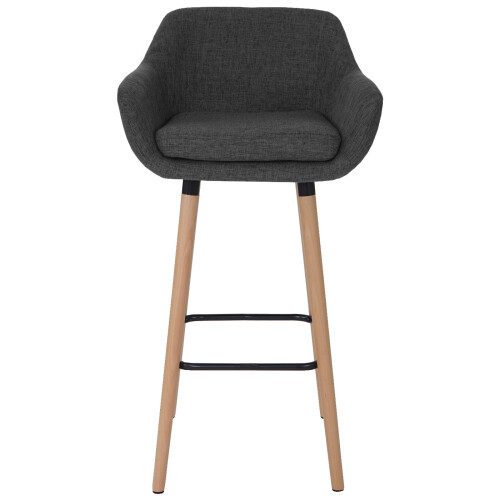 2er-Set Barhocker Vaasa T381, Barstuhl Tresenhocker 2