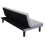 Schlafsofa MCW-J17, Couch Klappsofa Gästebett Bettsofa, Schlaffunktion Stoff/Textil 165cm 7
