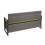 Poly-Rattan Banc 3 places MCW-F39 9
