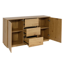 Sideboard MCW-J78, Kommode Schrank Highboard Schublade, MDF Soft-Close 86x160x40cm