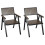 Chaise de jardin MCW-J95 (lot de 2) 1