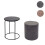 Lot de 2 tabourets/tables d'appoint MCW-K48 11