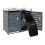 Cache-poubelle pour 4 poubelles MCW-H40b 7