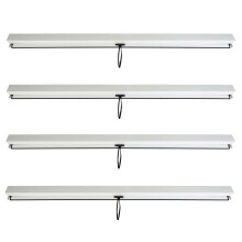Seitenwand für Pergola MCW-L46, 4er-Set Pavillon Rollo Ersatzseitenwand, Stoff/Textil sturmfest 3x3m