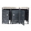 Cache-poubelle pour 3 poubelles MCW-H40b 9