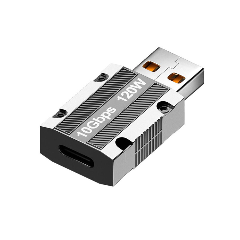 120W Zinc Alloy Type C To Usb Otg Adapter 10Gbps Usb Male To Usb-C Female Connector For Phone Adaptador 6033581167811