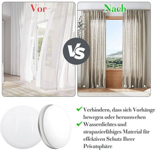 10PCS Magnetic Curtain Weights Drapery Magnet Show 2