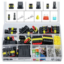 240 STKS 1-6 Pin Auto Elektrische Connectoren Draad Blok Klem Terminal Kabel HID Draad Connector Terminal voor Scooter Truck