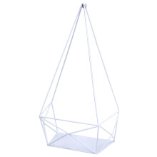 Mensola sospesa da parete ripiano MCW-K79 44x23x11cm ferro verniciato ~ bianco