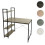 Bureau avec étagère MCW-K81 9