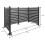 Clôture pour poubelles MCW-K57 3